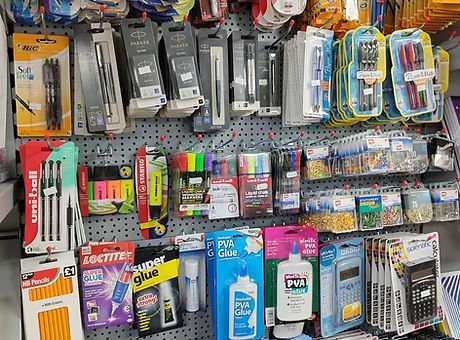 Pens and office supplies